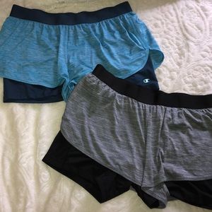 2 pairs of Champion Athletic Shorts